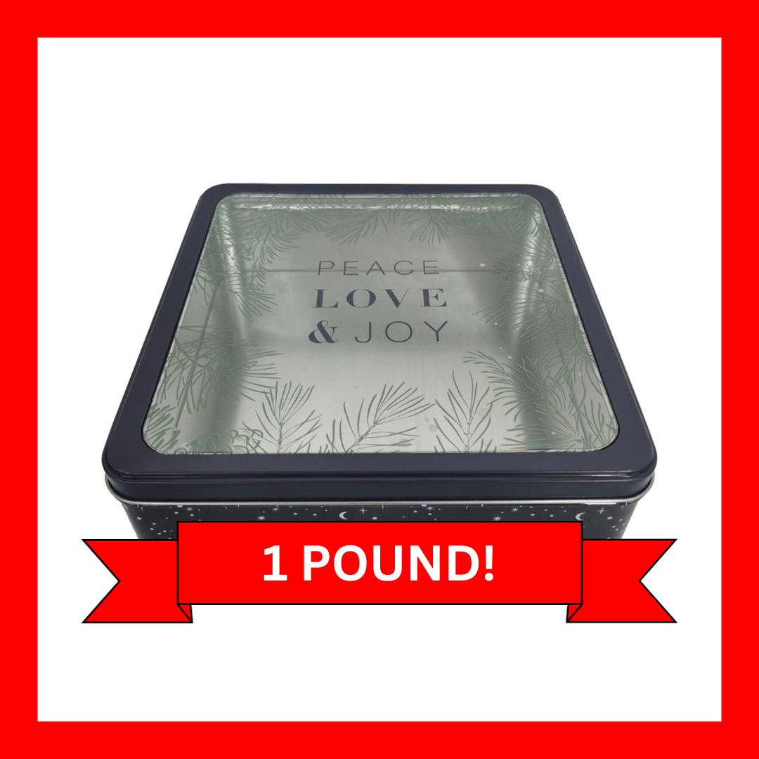 1 Pound - "Peace, Love, Joy" Gift Tin Set
