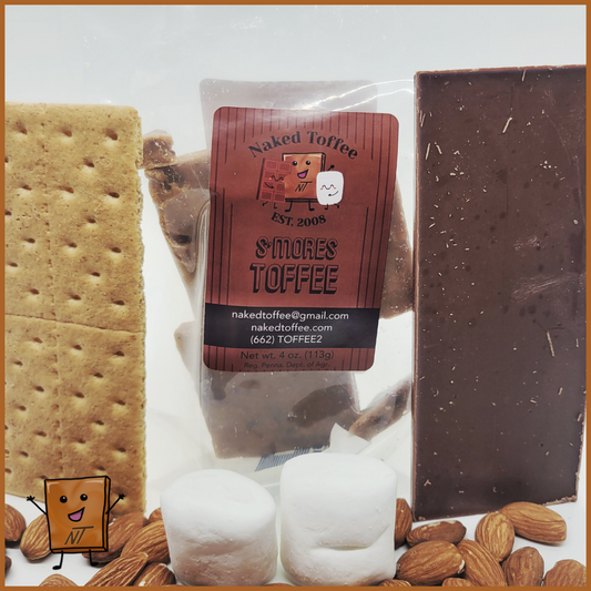 S'mores Toffee - 1/4 Pound