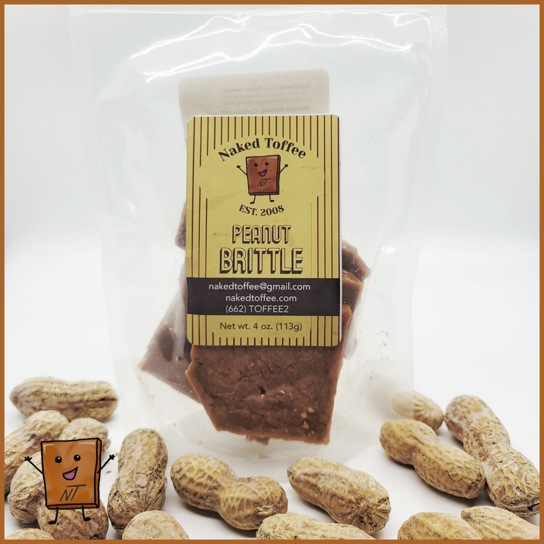 Peanut Brittle - 1/4 Pound