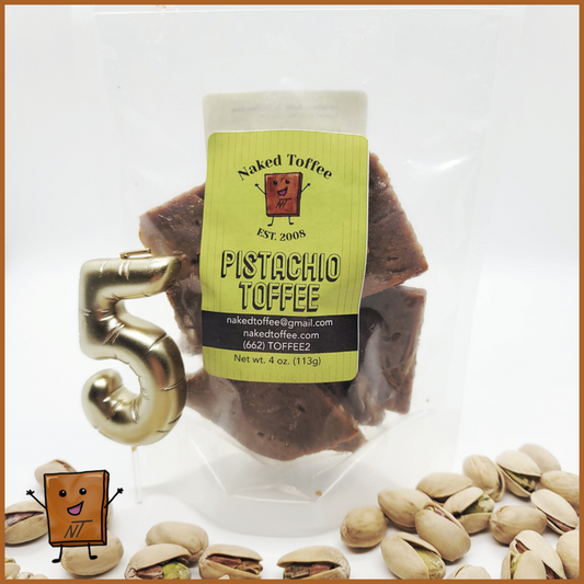 Pistachio Toffee - 1/4 Pound