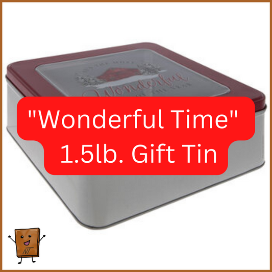 Naked Toffee 1.5 Pound "Wonderful Time" Gift Tin